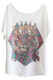 T shirt Tigre étnico