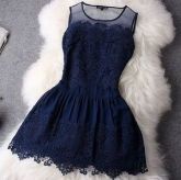 Vestido Water-soluble Flower