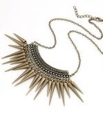 Colar Punk Rivet Bronze